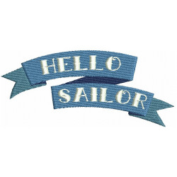 Stickdatei Hello Sailor